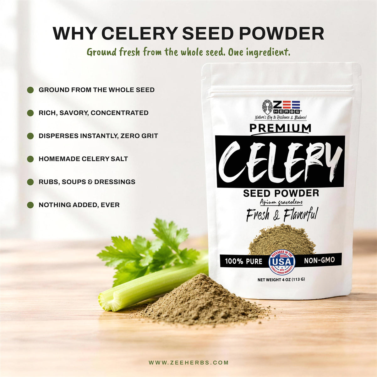 Celery Seed Powder - Apium graveolens