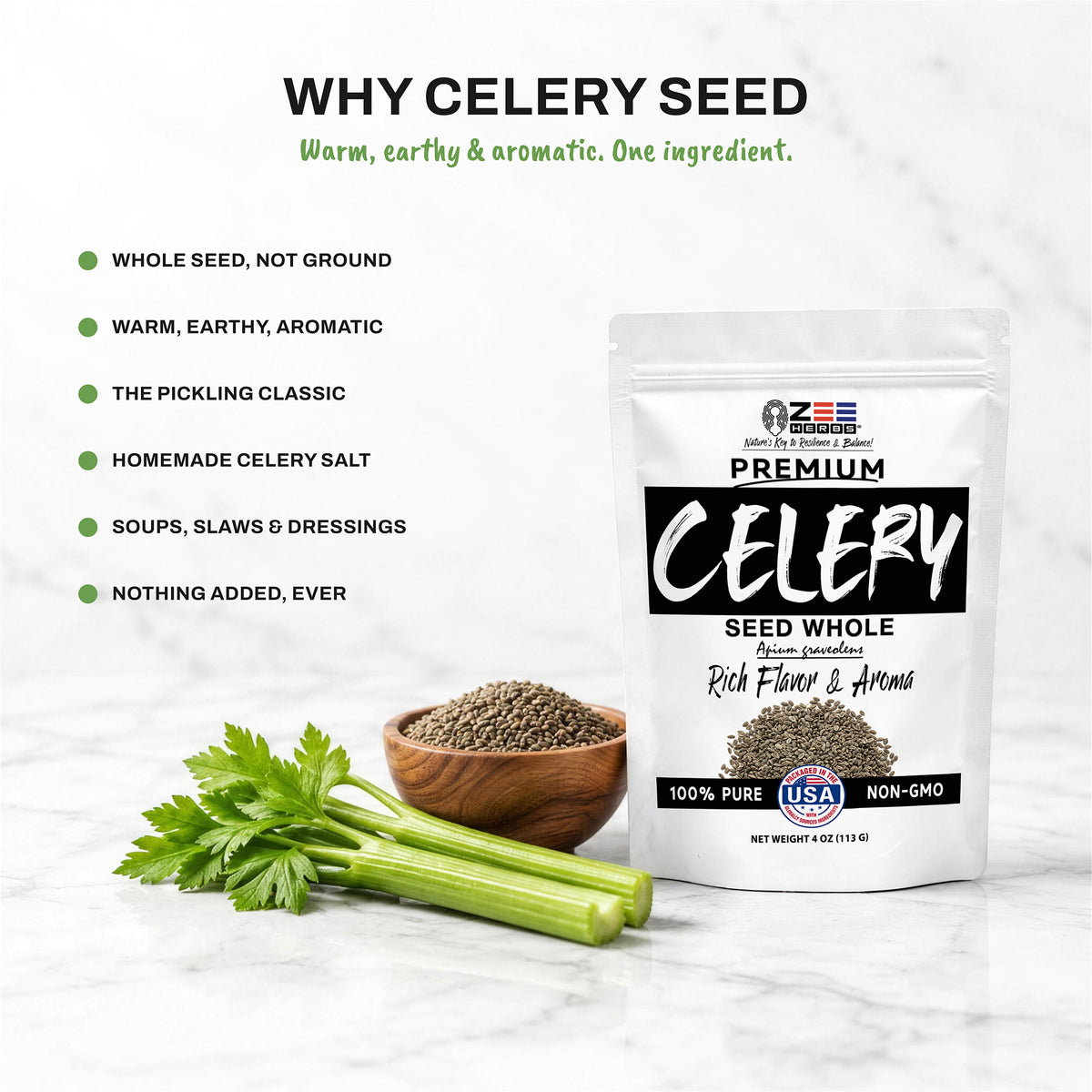 Celery Seed - Apium graveolens