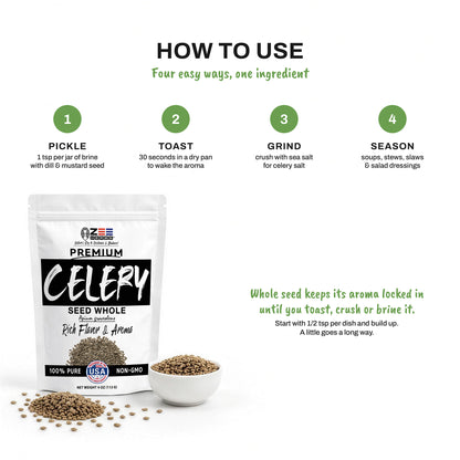 Celery Seed - Apium graveolens
