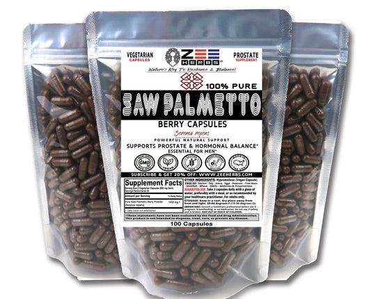 Saw Palmetto Berry Capsules 1200mg | Pure Prostate & Men's Wellness Support